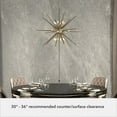 thumbnail image 5 of Hunter - Jupiter Star 18-light Alturas Gold, Extra Large Pendant Light, Dimmable, Sputnik Shaped, for Bedrooms, Dining, Living Rooms - 19343, 5 of 7