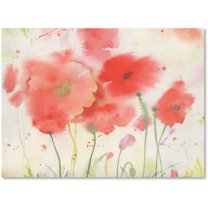 Trademark Fine Art Sheila Golden Coral Fiesta Canvas Wall Art - 35x47