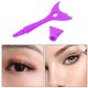 thumbnail image 2 of Plantillas para delineador de ojos, herramienta de maquillaje para ojos, cepillo para máscara facial, delineador de ojos multifuncional, plantillas pa Púrpura Sunnimix Plantilla de delineador de ojos, 2 of 8