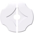 thumbnail image 1 of Ekena Millwork CMP30PL2-05000 30 in. OD x 5 in. ID Square Percival Architectural Grade PVC Contemporary Ceiling Medallion - 2 Piece, 1 of 1