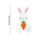 thumbnail image 3 of Uuiauoio Easter Yard Outdoor Decorations- Easter Bunny Eggs Yard Signs Decoration with Stakes - Rabbit Egg Decor Waterproof Lawn Signs for Party Supplies Garden Spring Home Decor, 3 of 6