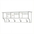 thumbnail image 3 of Prepac White Entryway Cubbie Shelf, 3 of 8
