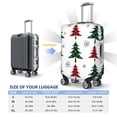 thumbnail image 6 of Xecao Buffalo Plaid Christmas Trees print Elastic Luggage Cover, with double-sided print , is perfect for travel, business, and daily use, 6 of 9