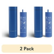 (2 pack) 4ALLFAMILY Nomad Medium Diabetes Insulin Cooler TSA Approved Biogel Ice Pack Fits 1-3 Pens, Blue