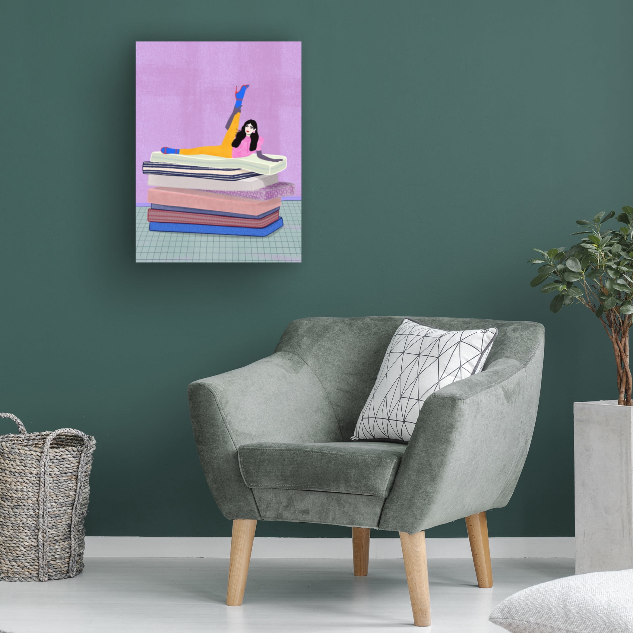 Trademark Fine Art Jota de jai Raise your leg up to your head Canvas Wall Art