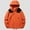 Orange, variant on Jacenvly Rain Jacket Women Waterproof Windproof with Hood Zip Pocket Womens Winter Coats Lightweight Warm Fashionable Casual Coats Hiking Mountain Ski Outdoor Sports Jacket