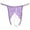 Purple, variant on Panties for Women,Mesh Briefs with Pearl Tassel and Crochet Lace Up Design Hollow Out Lingerie Underwear,Womens Underwear,Purple,M
