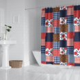 thumbnail image 2 of Pioneer Flower Floral Print Pattern Shower Curtain 72"x72", Bathroom Decorative Shower Curtain Set with 12 Hooks, Waterproof Washable, 2 of 6