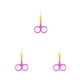thumbnail image 3 of Seitruly Alicates para cutículas de uñas Tijeras de acero inoxidable Galvanoplastia Spray Oro Rosa Type1 NO1, 3 of 6