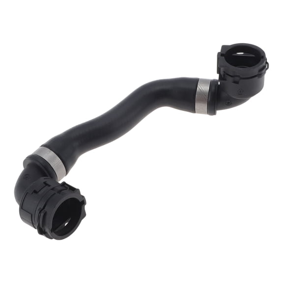 Unique Bargains Radiator Hose Heater Hose Radiator Outlet Hose Pipe No.17128602613 for BMW 530i Base 2.0L 2017-2023 Rubber Coolant Pipe Black 1 Pc