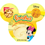 Crunch Pak Snack Foodle Featuring Disney with Peeled Sliced Apples, Cheddar Cheese, and Mickey-Shaped Crackers, 4.75 oz