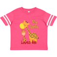 thumbnail image 3 of Inktastic My Nana Loves Me Giraffe Boys or Girls Toddler T-Shirt, 3 of 5