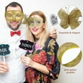 thumbnail image 5 of 2 piezas máscaras de mascarada pareja máscaras de baile de máscaras máscaras vintage máscaras venecianas accesorios de fiesta de disfraces, 5 of 5