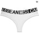 thumbnail image 3 of Malla sin fisuras de la tanga hueca de malla hueca impresa con la ropa interior de la cintura baja mini transpirable g-string yoga bragas calzoncillos para la fiesta blanca m Vogacara AP004233-01, 3 of 7