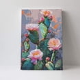 thumbnail image 4 of 16x24 inch Oil Paintings On Canvas Flowering Cactus Garden Decor,Cafes,Man Cave,Restaurant,Hotels,Apartment Decor Painting Poster,Classic Cactus Prints & Posters Decor,For Cactus Lovers Gift, 4 of 6