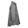 thumbnail image 6 of Flame Resistant Welding FR Shirt - 100% C - Light Weight - 7 oz (4X-Large, Light Grey), 6 of 6