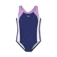 thumbnail image 1 of Speedo Girls Infinity Splice One Piece Thick Strap Swimsuit - Sweet Taro, Size: 14, 1 of 2