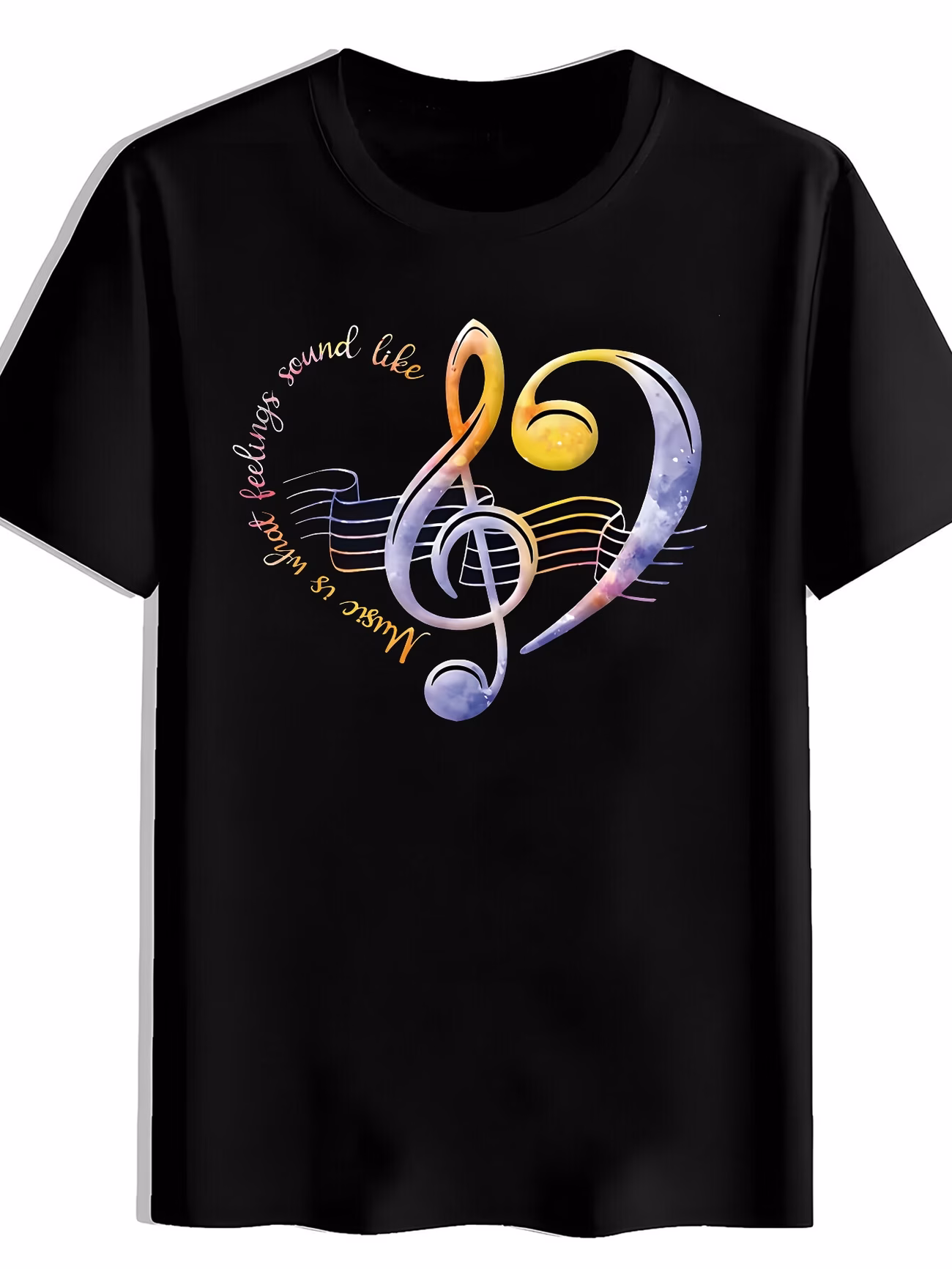 thumbnail image 1 of Summer Men's Casual Black Short Sleeved T-shirt, Suitable for Parties and Outdoor Sports, 1 of 5
