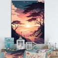 thumbnail image 2 of Designart Road To The Sunset VII Canvas Wall Art, 2 of 5