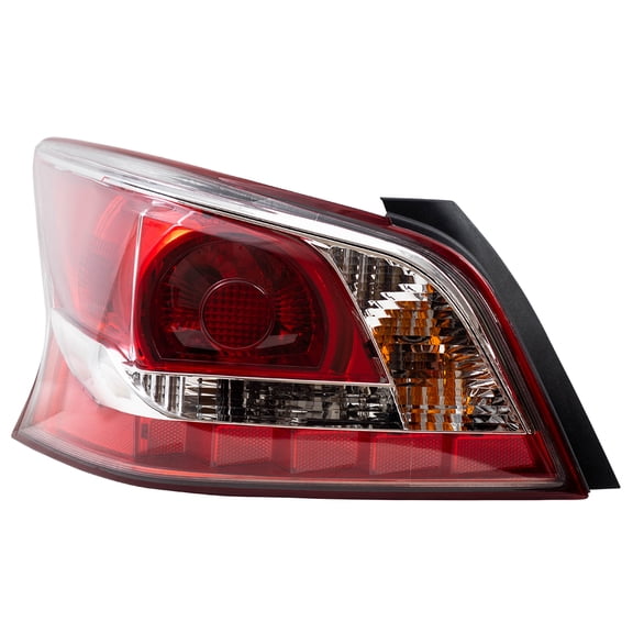Brock Tail Light for 2013-2015 Altima Sedan Standard Type Red Edge Trim Left 265553TA0B