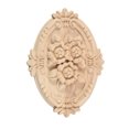 thumbnail image 2 of Adorno de Madera Retro Apliques Talla para Puerta Gabinete DecoracióN Muebles (13X9Cm), 2 of 11