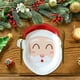 thumbnail image 4 of Juego de Platos Desechables de Papel Navideños | 30 Piezas Multicolores con Forma de Reno de Papá Noel | Vajilla Navideña Resistente y Apta para Alimentos | Vajilla Festiva para Reuniones Navideñas y, 4 of 6