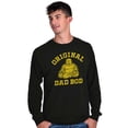 thumbnail image 4 of Funny Father Original Dad Bod Buddha Men's Big & Tall Long Sleeve Graphic Tee Brisco Brands 2X, 4 of 5