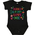 thumbnail image 3 of Inktastic Nana and Poppy Love Me Boys or Girls Baby Bodysuit, 3 of 5