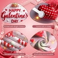 thumbnail image 4 of Red Hearts Galentine Banner Gold Stars BFF Display Lipstick Design Gift Box Pattern Friendship Backdrop for Galentine's Day Party BFF Gathering Girls' Night, 4 of 9