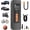 Black, variant on Tire Inflator Portable Air Compressor, 5X Faster Portable Air Compressor for Car Tires with Powerful Battery, 150PSI Cordless Air Pump with Digital Pressure Gauge for Cars, Bike, Motor, Balls,Tires