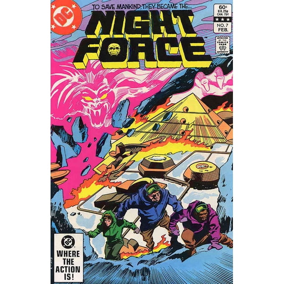 Night Force #7 VF ; DC Comic Book