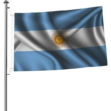 Silk Style Flag Of Argentina Flag 2x3 Ft Double-Sided Durable Outdoor Decorative Banner Polyester Home Flags Yard Lawn Welcome Flag