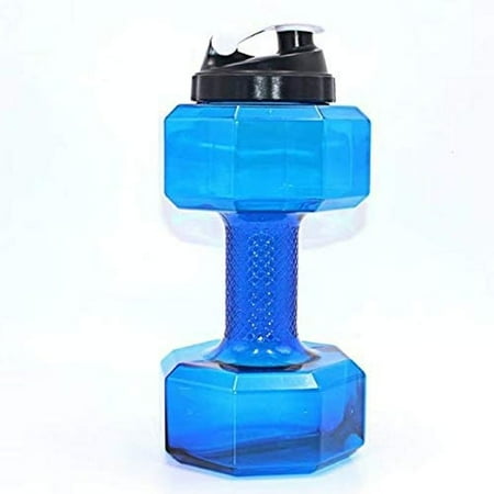 Dumbbell Shaped Water Bottle, Portable Water Bottle With Weight, Sport