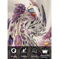 thumbnail image 7 of Purple Flowers Cloth Napkins Set of 6 Reusable Dinner Napkins, Spring Butterflies Lavender Daisy Beige Cocktail Napkin Washable Table Napkins for Wedding/Holiday Party/Baby Shower 20"x20", 7 of 7