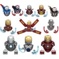 thumbnail image 2 of Figuras de acción en miniatura de superhéroes de Hot Toys, Iron Man, todas las series, bloques de construcción, muñecos de películas clásicas, juguetes para niños, regalo, 2 of 4