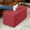 Performance Fabric Poppy Red, variant on Jaxx Monroe Large Rectangular Foam Ottoman / Coffee Table, (36 x 18), Poppy Red