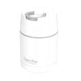 thumbnail image 4 of Recipiente para alimentos aislado al vacío de 800 ml/27 oz, de acero inoxidable 304, de doble capa, con cuchara plegable, color blanco, 4 of 15