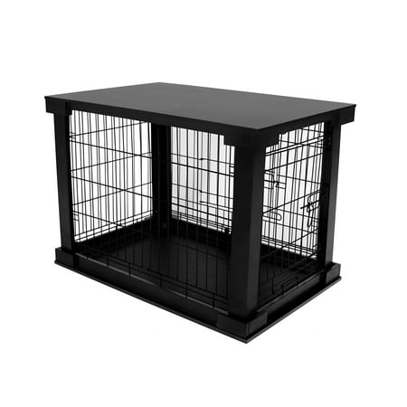 UPC: 0812482024913 | Merry Products Decorative Pet Cage w/ Protection Box End Table  Black