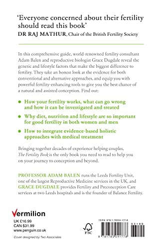 The Fertility Book: Your Definitive Guide to Achieving a Healthy Pregnancy, (Paperback)