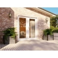 thumbnail image 6 of Urbana 22" L x 18" W x 18" H Vinyl Planter with Wheels, Slate Gray, 6 of 10