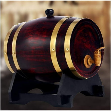 Hout Vintage Eiken Vat, Hout Eiken Wijn Opslag Vat Wijn Geest Opslag Vat Huishoudelijke Benodigdheden (1.5L