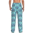 thumbnail image 3 of Xecao Best Dad Ever Men's Straight Lounge Pajama Pants: The Ultimate in Comfortable Sleepwear, 3 of 9