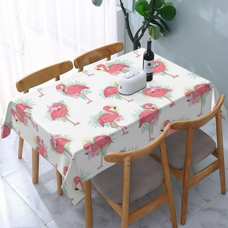 

Christmas Table Cloth Rectangle Table Waterproof Tablecloths Picnic Table Cover 54x 72 Inch Washable Camping Tablecloth Polyester for Party Dining