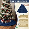thumbnail image 4 of Sanmadrola Christmas Tree Skirt Blue Skirts Christmas Decorations Indoor Xmas Ornaments Holiday Decor for Party, 36in, 4 of 8