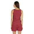 thumbnail image 4 of Bimba Solid 2 Pcs Nightwear Set For Womens Casual Sleeveless Loungewear Shirt & Short Sleepwear, 4 of 7