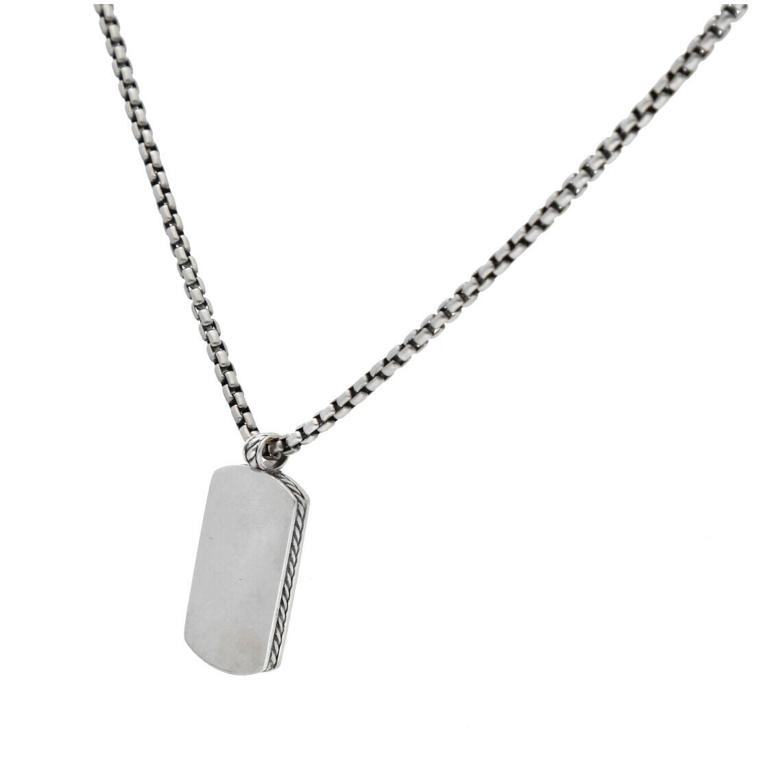 Dog Tag - Silver necklace – LEOVANI