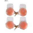 thumbnail image 2 of Spencer Women's Reusable Self-Adhesive Invisible Bra Backless Strapless Push-up Sticky Breast Petals Lift Nipplecovers with Drawstring "Flower Shape", 2 of 7