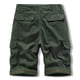 thumbnail image 4 of Puntoco Pantalones Cargo Para Hombre Deportes Al Aire Libre Pantalones Cortos Cargo Con Botones Multibolsillos Pantalones Cortos Verde Militar (36) L,Pantalones Cortos Hombre, 4 of 6