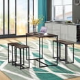 thumbnail image 3 of 5 Piece Dining Table Set Counter Height Dining Table With 4 Stools for 4 Breakfast Nook Table for Small Spaces, 3 of 7