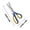 B, variant on Stainless Steel Cloth,Stainless Steel Scissors Lace Scissors Stainless Steel Sawtooth Scissors Lock Scissors Tooth Cloth Scissors Dog Teeth Scissors Lock and Lock